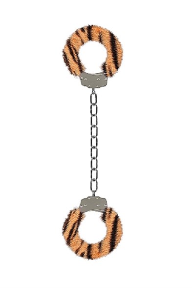 Оковы «Furry Ankle Cuffs»  для щиколоток, тигровые - фото 42469
