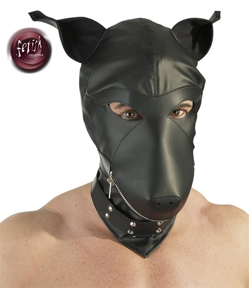 Маска на всю голову 'Мой пёс' черная - фото 42825