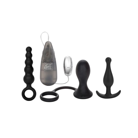 Анальный набор мужской His Prostate Training Kit черный - фото 42926