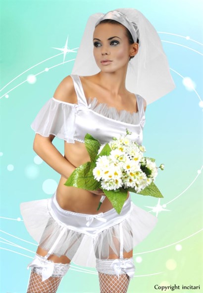 Костюм невесты "Bride" S/М - фото 43411