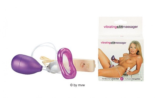 Вибро-помпа для клитора Vibrating Clit Massager - фото 44962