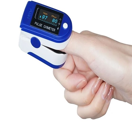 Пульсоксиметр (прибор для измерения уровня кислорода в крови) - фото 45677