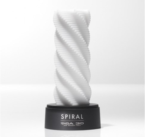 Мастурбатор Tenga 3D Spiral вращение и посасывание - фото 45966