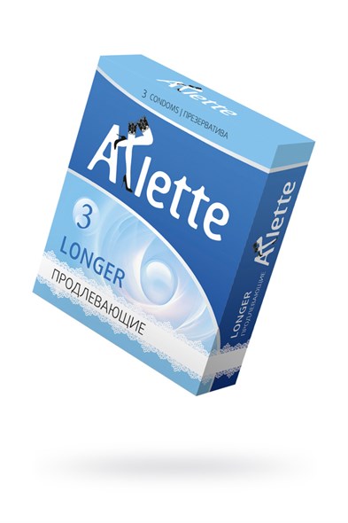 Презервативы Arlette Longer продлевающие, 3шт - фото 46343
