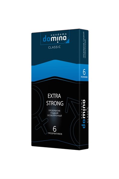 Презервативы Domino Classic Extra Strong особопрочные, 6шт - фото 46346