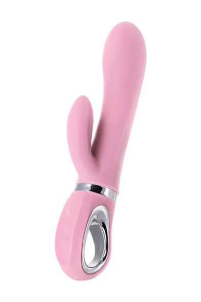 Вибратор Jos Joly limited edition со стимулятором клитора, розовый - фото 46531