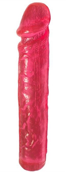 Фаллос Eroticon без мошонки розовый гель, 24*4,5 - фото 49559