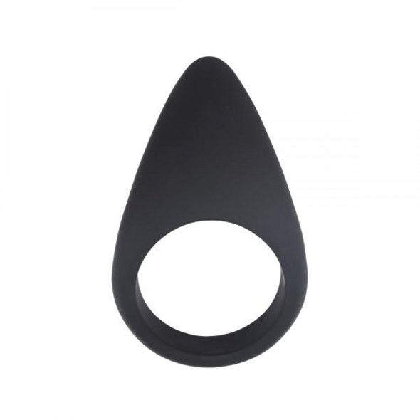 Эрекционное кольцо Party Hat Cock Ring с стимуляцией клитора, черное - фото 50310