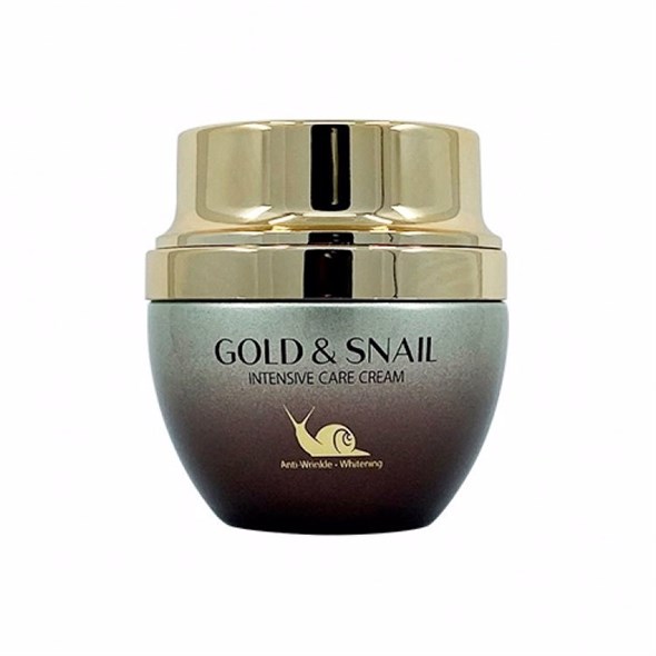 Интенсивный лифтинг-крем для лица Gold & Snail Intensive Care Cream, 3W Clinic, 55г - фото 50626