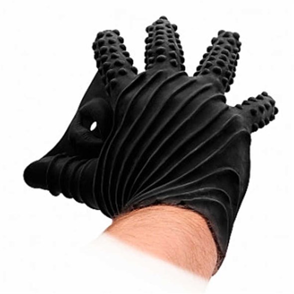 Перчатка для мастурбации Masturbation Glove Black, черная - фото 50753