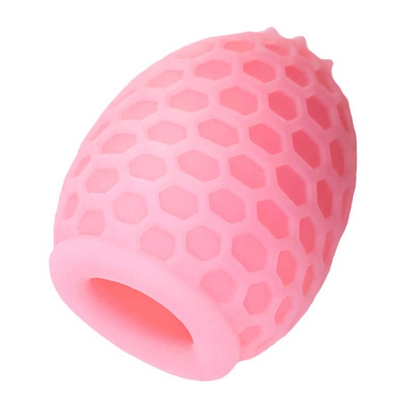 Мастурбатор A-Toys Pufl, розовый, ТРЕ, 6 см Д - 2,7 см - фото 51394