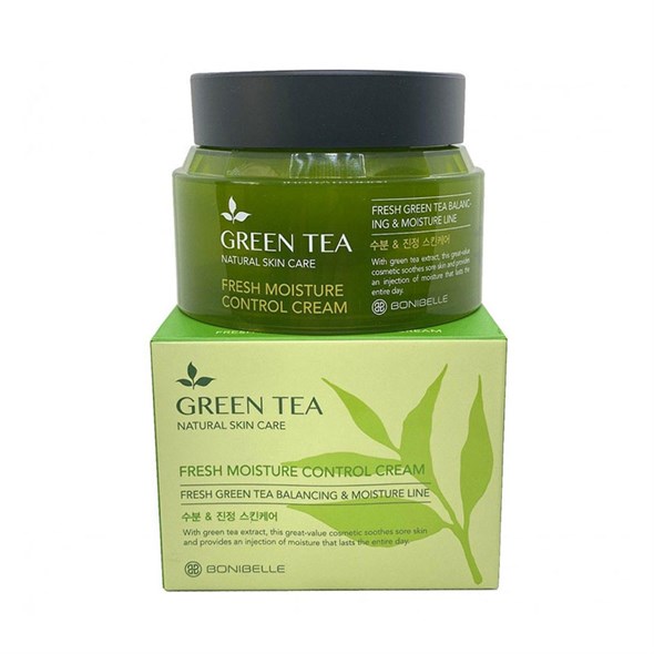 Крем для лица green tea freah moisture control cream, 80мл - фото 51555