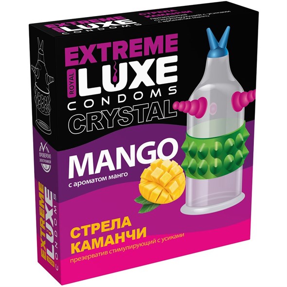 Презерватив Luxe Extreme Стрела команчи, манго, 1шт - фото 51629