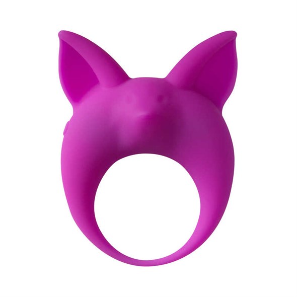 Вибро-кольцо Mimi Animals Kitten Kyle Purple, фиолетовое - фото 52138
