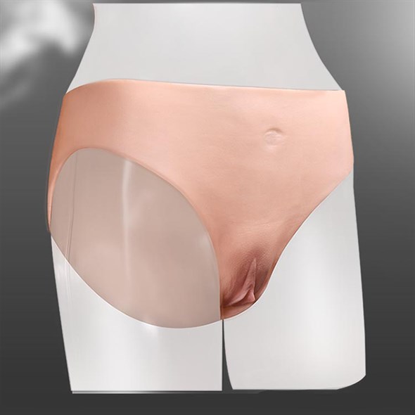 Накладные вагина с попой в виде трусиков, размер M/L - фото 53483