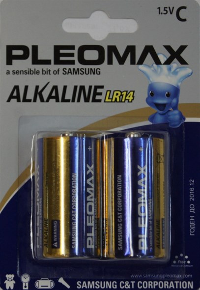 Батарейки Samsung Pleomax LR14 - фото 53602