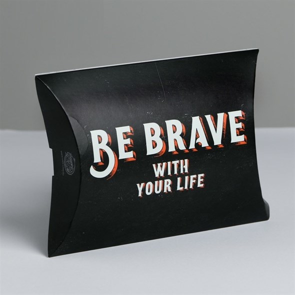 Коробка подарочная «Be Brave», 11 ? 8 ? 2 см - фото 53689