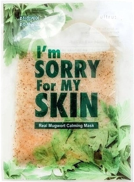 Успокаивающая маска с полынью Real Mugwort Calming I’m Sorry For My Skin, 25 мл - фото 54396
