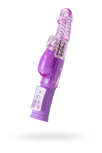 Вибратор Hi-Tech A-Toys fantasy с ротацией фиолетовый, 22 см - фото 55524