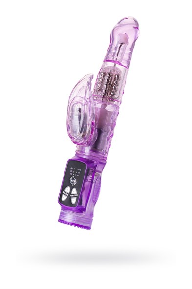 Вибратор А-Toys High-Tech fantasy, с клиторальным стимулятором фиолетовый 22 см - фото 55525