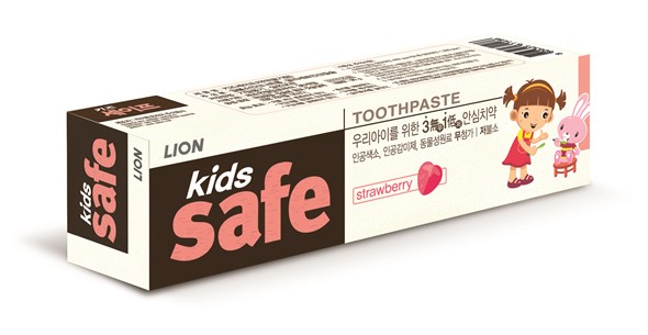 Зубная паста детская Kids Safe вкус клубники, 90гр (+3) - фото 55650