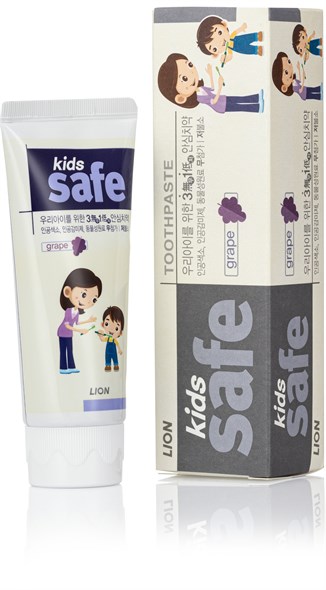 Зубная паста детская Kids Safe вкус виноград,  90гр (+3) - фото 55651