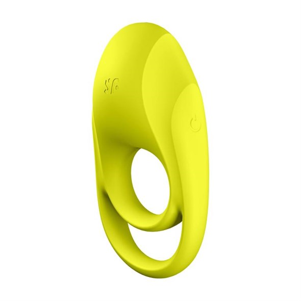 Эрекционное вибро-кольцо Satisfyer Spectacular Duo, желтое - фото 57052