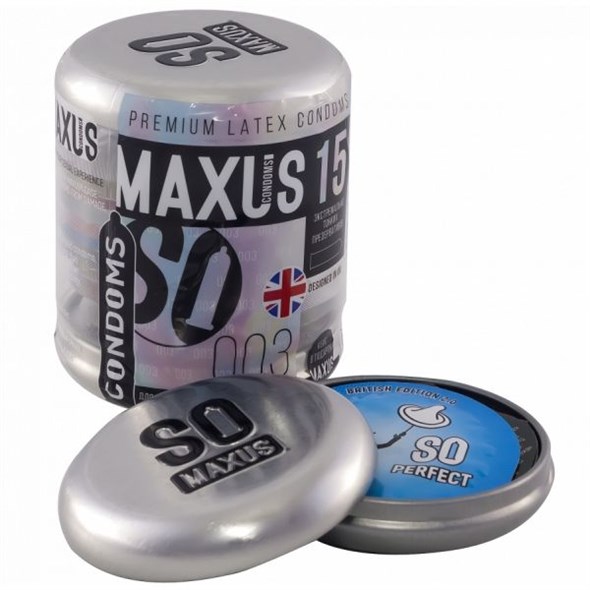 Презервативы Maxus Extreme Thin 003 супер тонкие, в железном кейсе, №15 00001309427 - фото 59047
