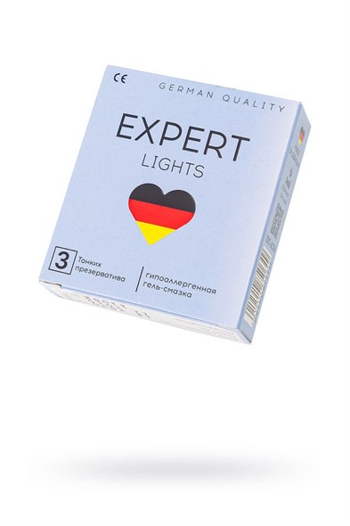 Презервативы Expert Lights ультратонкие, 3 шт. 00001310069 - фото 59062