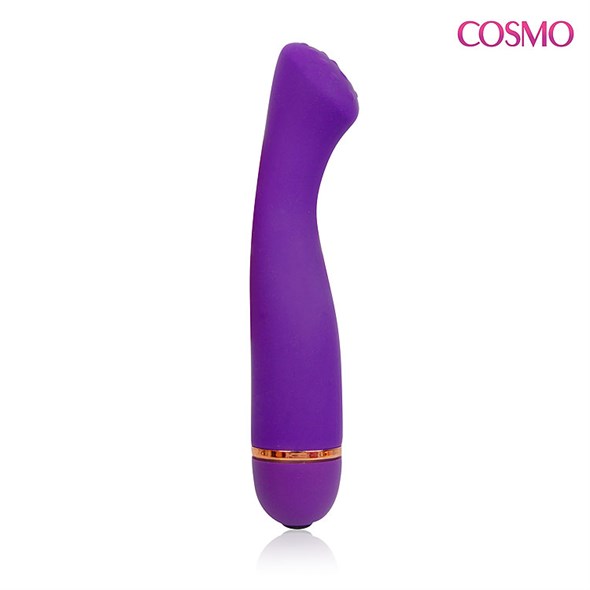 Вибратор Cosmo для точки G фиолетовый силикон, 15,5*3,6 см 00000117021 - фото 59597