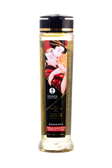 Масло массажное Shunga Erotic Massage Oil Шампанское и Клубника - 240 мл. 00000001181 - фото 59922