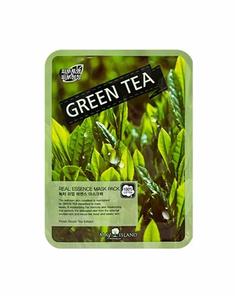 Тканевая маска Real Green Tea Essence Mask, 25мл (MAY ISLAND) 00001309256 - фото 60503