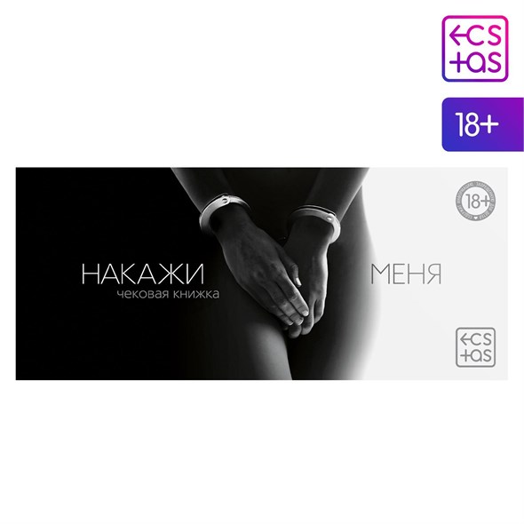 Чековая книжка для двоих «Накажи меня», 18+ 00000117232 - фото 61510