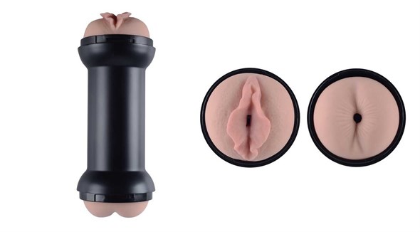 Мастурбатор двойной Traning Master Pussy and Anus, телесный 00001309558 - фото 61945