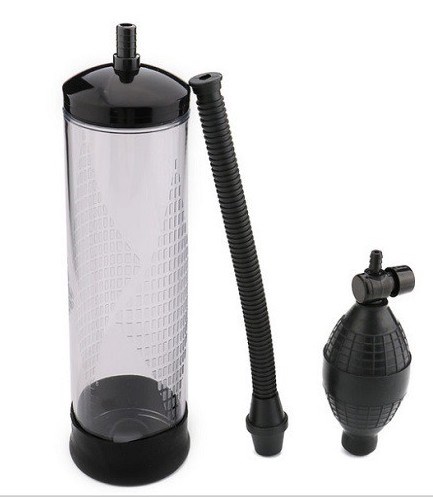 Вакуумная помпа Penis Pump мужская с грушей, 22*6см 00000116396 - фото 61971