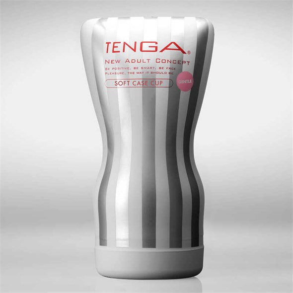 Мастурбатор Tenga Soft Case Cup Gentle, серебристо-белый 00001509548 - фото 64873