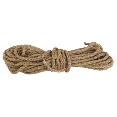 Веревка для шибари джутовая, №8, длина 6 м