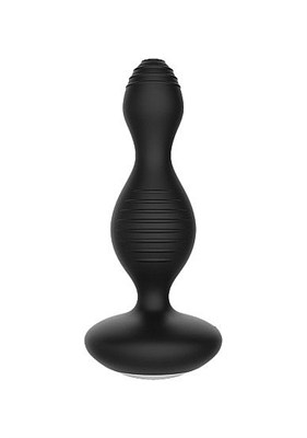 Электро-вибро пробка E-Stimulation Vibrating Buttplug, черная