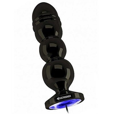 Анальная пробка с электростимуляцией Butt Plug Gun Grey, 38х141 мм 00000012916