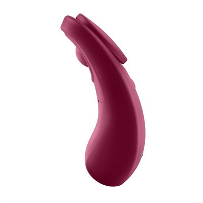 Гаджетовый бесшумный вибромассажер в трусики Satisfyer Sexy Secret