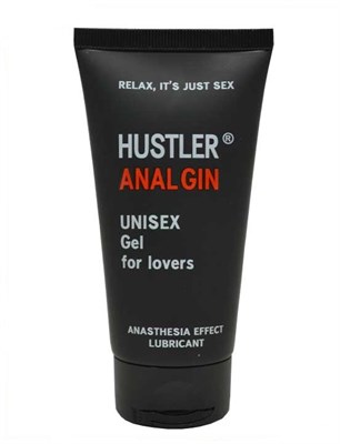 Гель анальный Hustler Analgin водно-силиконовый охлаждающий, 75ml