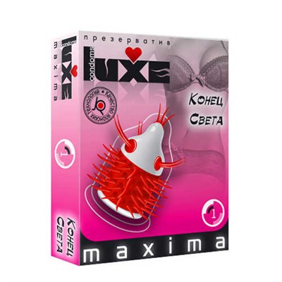 Презерватив Luxe Maxima Конец света, 1шт