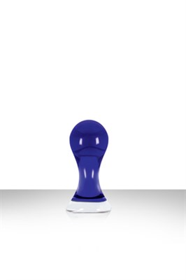 Пробка-шар Crystal Pops синее стекло Ø=3см