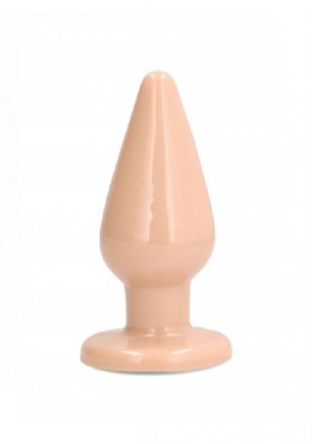 Пробка с самолюбрикацией Butt Plug №5 телесная, диаметр 7см 00000015113