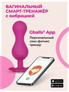 Гаджетовый тренажер Кегеля Gvibe Gballs 3 App Petal Rose, розовый