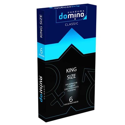 Презервативы Domino Classic King Size увеличенные, 6 шт.