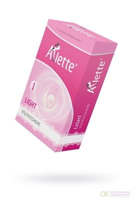 Презервативы Arlette Light ультратонкие, 6 шт