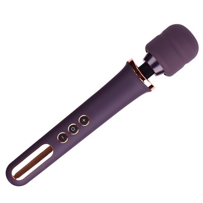 Принудитель оргазма Wand Massager перезарядный бордовый, 10 режимов, 32*6см