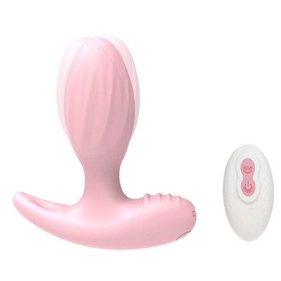 Анальная вибро-пробка Outward Wearable Anal Plug на ДУ розовая, 10 режимов 00001308335