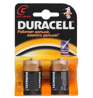 Батарейка Duracel LR14, 1шт 00000008885